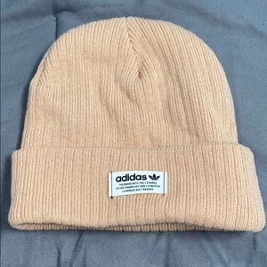 Rossette pink adidas beanie